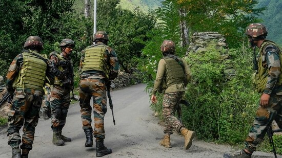 AK assault rifle recovered from water body in Rajouri: Police (PTI)