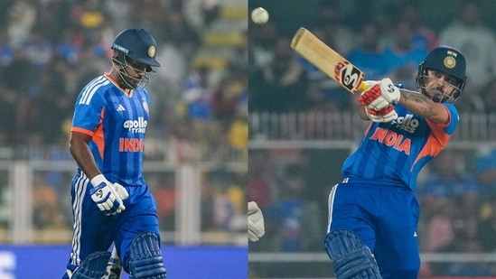Ishan Kishan's form has put pressure on Sanju Samson at the top. (PTI Images)