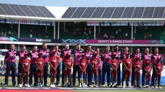 The Scotland Cricket team. (Scotland Cricket X)