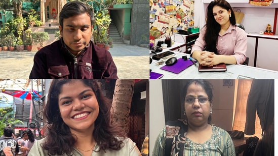 Images of people in Delhi as they speak to HT about what rights mean to them in everyday life. (HT Photo)