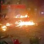বেহালার সখেরবাজারে বিজেপির মঞ্চে আগুন ধরিয়ে দেওয়ার অভিযোগ তৃণমূলের বিরুদ্ধে 