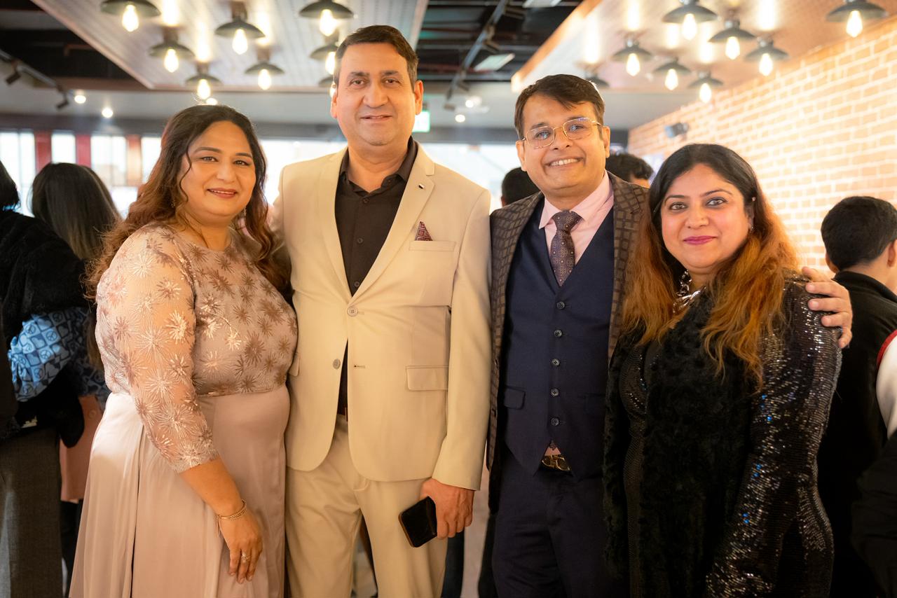 Avinash Ghai with Meetu Ghai from TGIF and Sanjeev Sarin with Charu Sarin from Phoenix Palassio Mall Avinash Ghai with Meetu Ghai from TGIF and Sanjeev Sarin with Charu Sarin from Phoenix Palassio Mall