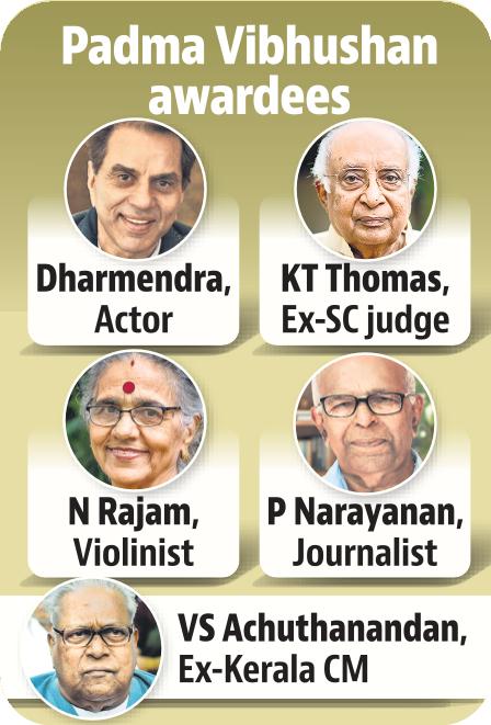 In a statement, the government announced 131 Padma awards for 2026. In a statement, the government announced 131 Padma awards for 2026.