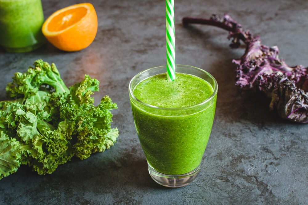 Kale and pear juice (Photo: BabaMail) Kale and pear juice (Photo: BabaMail)