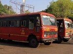 Alcohol tests have been made mandatory for drivers of the Maharashtra State Road Transport Corporation (MSRTC) following a surprise inspection of driver rest rooms at Parel Depot by state transport minister Pratap Sarnaik. (Ravindra Joshi/HT Photo)