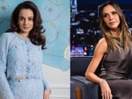 Kangana Ranaut was all praise for Victoria Beckham amid her family feud. 