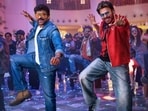 Mana Shankara Vara Prasad Garu worldwide box office collection day 15: Chiranjeevi and Venkatesh in a still from the Anil Ravipudi film. 