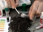 Officials said that around 160 government schools, both secondary and higher secondary, have been selected in Bihar in all 38 districts where soil testing mini labs. (HT Photo)