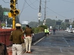 The incident occurred around 2 pm on Thursday when head constable, Raj Kumar Yadav, was on patrol duty. 