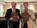 Samir Jasuja, founder and CEO, PropEquity and Prof. Martin Dixon, Head, Department of Land Economy, University of Cambridge, at the signing of the MoU.