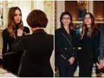 Victoria Beckham receives the Knight of the Order of Arts and Letters honour. 