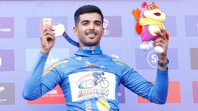 Harshveer Singh Sekhon was adjudged best Indian rider at the Pune Grand Tour 2026. (UCI) Harshveer Singh Sekhon was adjudged best Indian rider at the Pune Grand Tour 2026. (UCI)