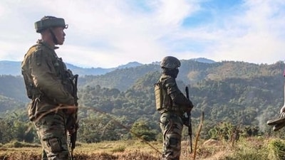 “No one was injured in the gunfight," an officer aware of the matter said. (ANI/ Representational) “No one was injured in the gunfight," an officer aware of the matter said. (ANI/ Representational)