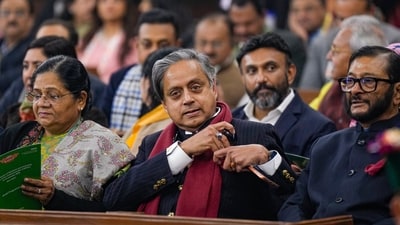 Congress MP Shashi Tharoor was not there for a meeting of the party's parliamentary strategy group ahead of the upcoming budget session of the parliament. (PTI File) Congress MP Shashi Tharoor was not there for a meeting of the party's parliamentary strategy group ahead of the upcoming budget session of the parliament. (PTI File)
