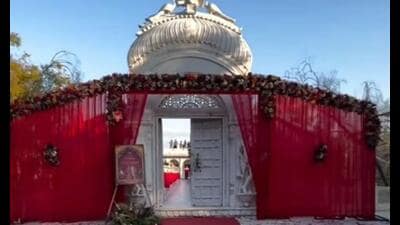 The official letter specifies that the site was to be used for a shoot titled ‘Pyar Ka Safar’ at the Marble Baradari, including Sangrur Tank on January 23, while there is no mention of any marriage or wedding shoot. The official letter specifies that the site was to be used for a shoot titled ‘Pyar Ka Safar’ at the Marble Baradari, including Sangrur Tank on January 23, while there is no mention of any marriage or wedding shoot.