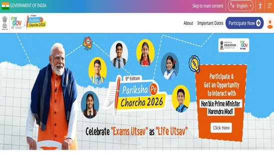 Pariksha Pe Charcha 2026: Registration underway at innovateindia1.mygov.in, direct link here