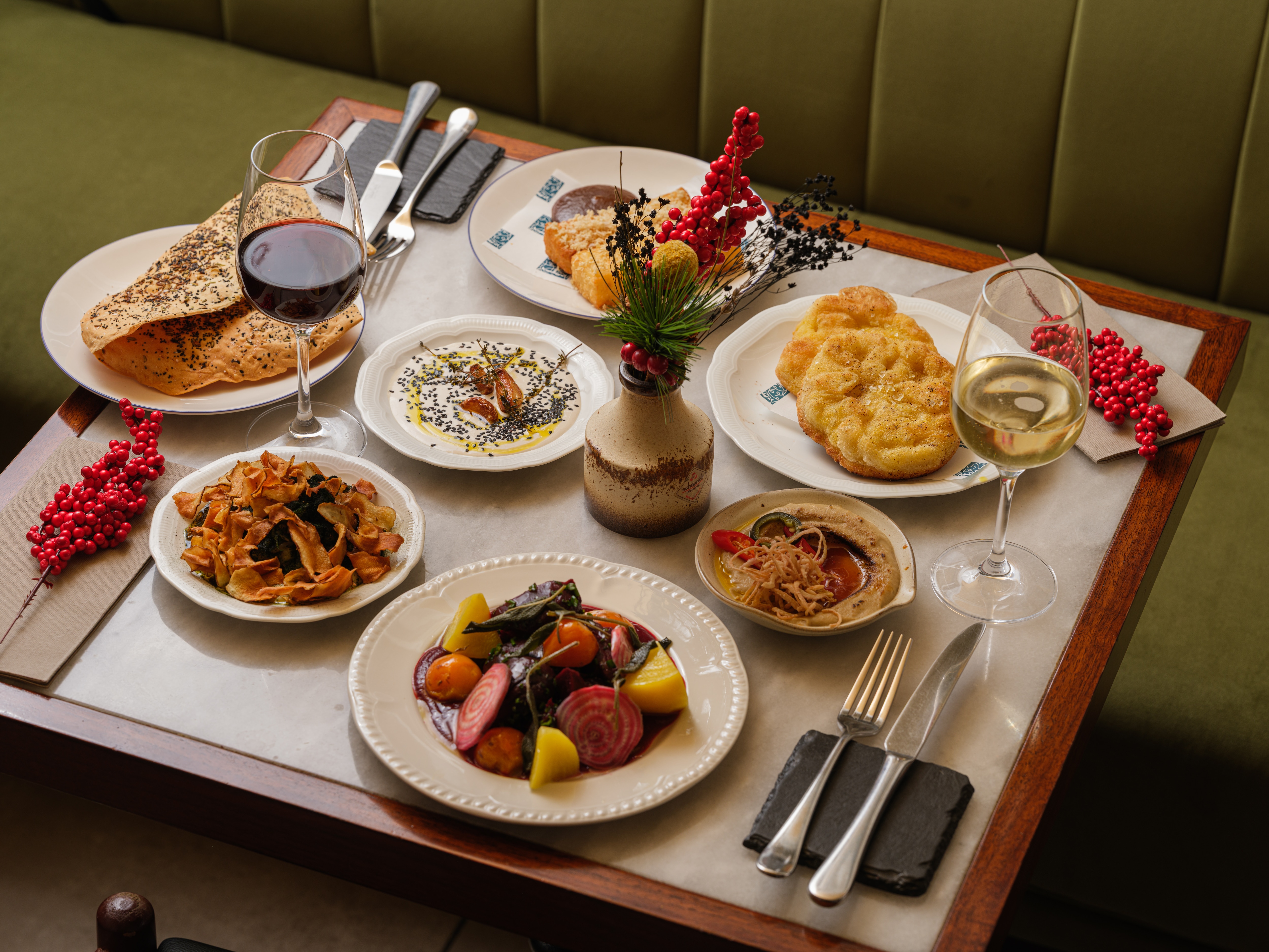 A spread from Tendril, London (Photo: Sourced from Rupali Dean)