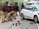As information, more than 13 rounds were fired, out of which three struck the victim, leaving him dead on the spot. (HT Photo)