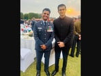 A Bengaluru CEO shared this picture with astronaut Shubhanshu Shukla. 
