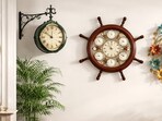 Wall clocks help define a wall with ease and can be the focal point of any room.(Ai generated)