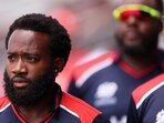 File image of Aaron Jones of USA looks on ahead of the ICC Men's T20 Cricket World Cup West Indies & USA 2024 in Bridgetown, Barbados. (Getty Images)