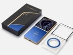Samsung has launched a special Galaxy Z Flip7 smartphone for athletes competing at Milano Cortina 2026.(Samsung)