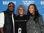 Ray J, with his elder sister, Brandy Norwood, and their mother, Sonja Norwood.