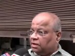 VSR Aviation owner VK Singh speaking to media