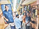 Thane: MaharashtraÕs Deputy Chief Minister Ajit Pawar died in a plane crashed accident in Baramati Pune Following the death of his bodyguards as well, one of the died bodyguard vidip jadhav was a resident of Kalwa Vitawa in Thane. After the news broke, people were seen gathering outside his house ,in Thane, in Mumbai, on Wednesday, 28/01/2026. photos: Praful Gangurde (Praful Gangurde)