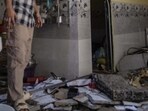 iMumbai, India - January 27, 2026: Six people injured due to gas cylinder blast at Malvani, Malad in Mumbai, India, on Tuesday, January 27, 2025. (Photo by Satish Bate/ Hindustan Times) (Hindustan Times)