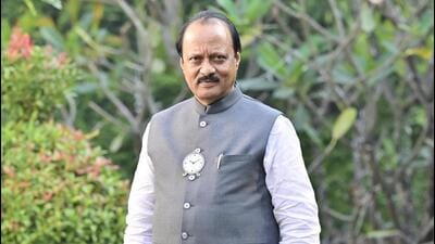 Pune, India - Jan. 13, 2026: Maharashtra Dy CM Ajit Pawar poses for HT at his residence in Pune, India, on Tuesday, January 13, 2026. (Photo by Anshuman Poyrekar/Hindustan Times) (Anshuman Poyrekar/HT Photo)