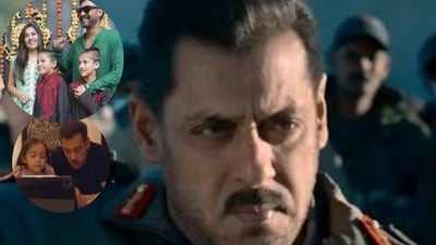 Salman Khan, (inset) actors Shabbir and Kanchi with Azai and Ivaar, Salman Khan, (inset) actors Shabbir and Kanchi with Azai and Ivaar,
