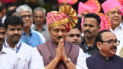 The state government has announced a three-day mourning and state honours for deputy chief minister and Nationalist Congress Party chief Ajit Pawar, who died in a plane crash on Wednesday morning. (Photo by Raju Shinde/HT Photo) (Hindustan Times) The state government has announced a three-day mourning and state honours for deputy chief minister and Nationalist Congress Party chief Ajit Pawar, who died in a plane crash on Wednesday morning. (Photo by Raju Shinde/HT Photo) (Hindustan Times)