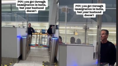 The couple said that the delay was caused by a processing error rather than any visa issue. (Instagram/@jetsetpetersons)