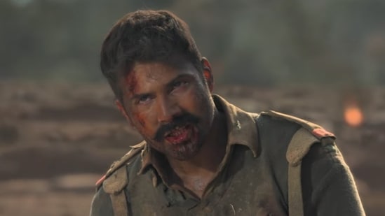 Varun Dhawan's still from Border 2.