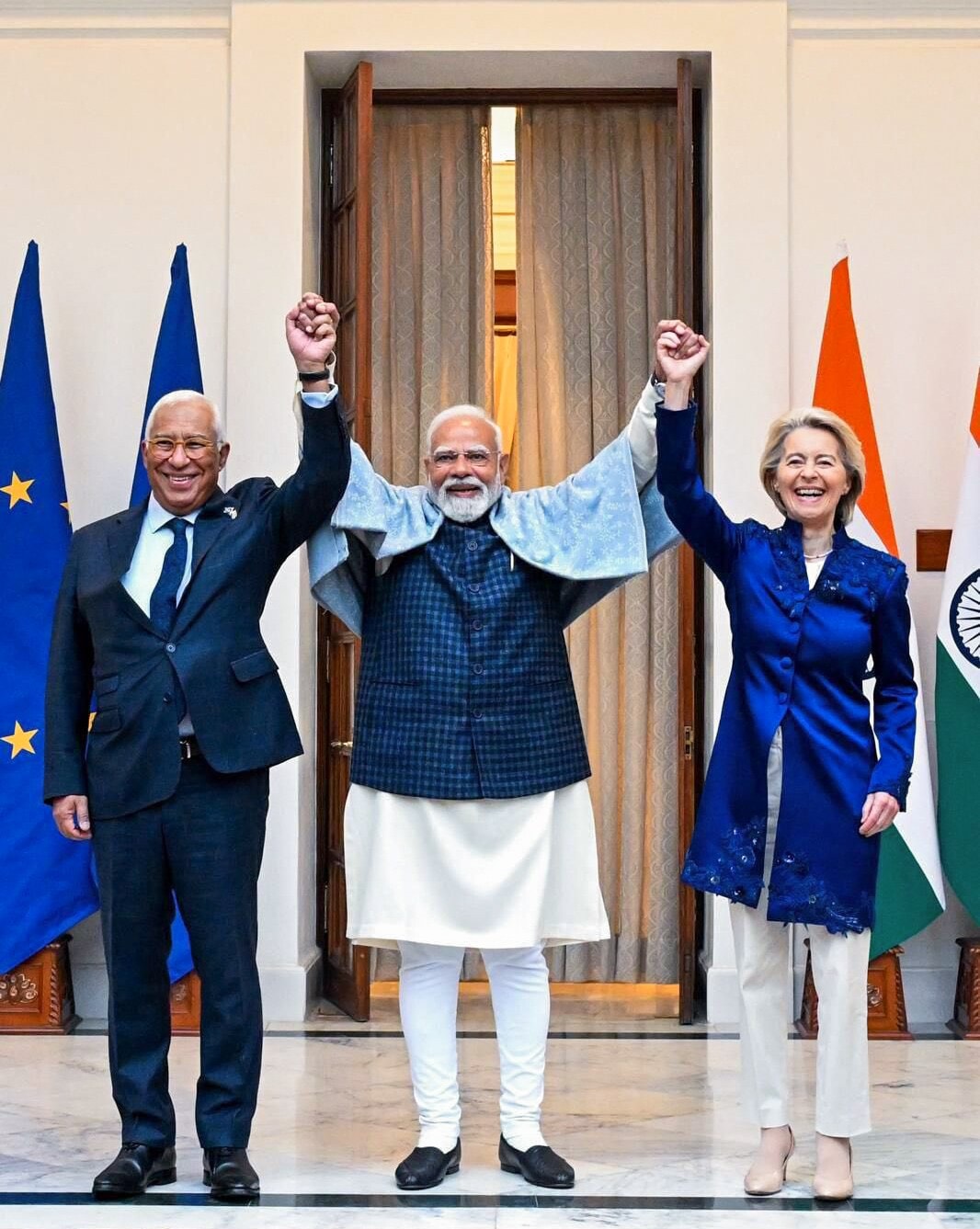 Amid global turbulence, the year 2026 may go down as a banner year for India-EU relations. (X/@eucopresident/Representational) Amid global turbulence, the year 2026 may go down as a banner year for India-EU relations. (X/@eucopresident/Representational)