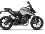 250 Duke is now offered in a new colour scheme. There are no mechanical updates. 