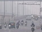 An average AQI of 263 (poor) was recorded at 9am on Thursday. (PTI)