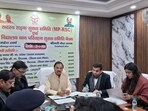 An official from the district administration said the focus was on identifying structural causes behind recurrent accidents and ensuring that corrective measures were completed within stipulated timelines. (HT Photos)