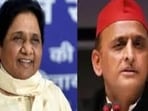 BSP president Mayawati and SP chief Akhilesh Yadav (File)