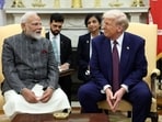 File photo of US President Donald Trump with Prime Minister Narendra Modi at the White House in Washington, D.C.