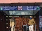 Kashmere Gate is currently the only operational triple interchange station, connecting the Yellow, Violet and Red lines. (HT Archive)