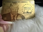 Nicki Minaj on Wednesday received a Trump Gold Card