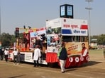 Presented jointly with the RTA, the tableau was selected from about 12 entries and highlighted challan kiosks and automated enforcement systems. (HT)