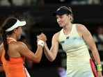 Elena Rybakina (R) shakes hands with Jessica Pegula after their women's singles semi-final match on day twelve of the Australian Open tennis tournament in Melbourne Elena Rybakina (R) shakes hands with Jessica Pegula after their women's singles semi-final match on day twelve of the Australian Open tennis tournament in Melbourne