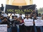 The Supreme Court hearing unfolded amid a wider national debate over the UGC’s newly notified equity regulations (HT Photo) The Supreme Court hearing unfolded amid a wider national debate over the UGC’s newly notified equity regulations (HT Photo)
