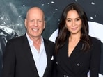 Bruce Willis with his wife Emma Heming Willis.