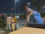 Shah Rukh Khan was spotted at the Mumbai airport with his team.