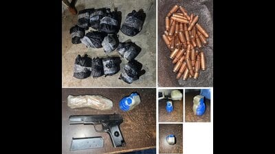 Drugs and ammo seized by Amritsar rural police. Drugs and ammo seized by Amritsar rural police.