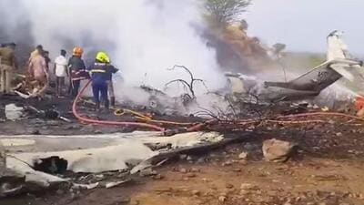 Five people were killed when the business jet attempted to land for the second time after a go-around on Wednesday morning.